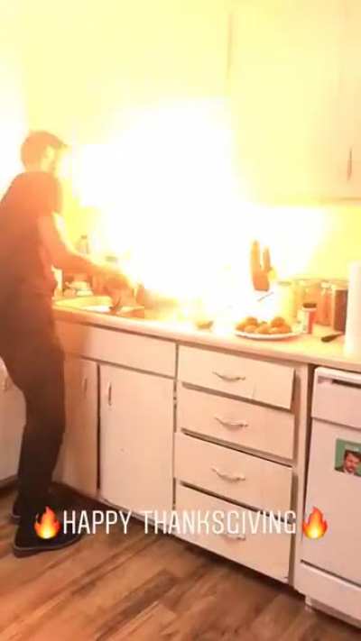 to put out a grease fire