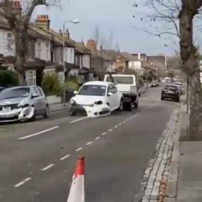 Towing a car