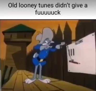 Saturday morning cartoons could never get away with this nowadays