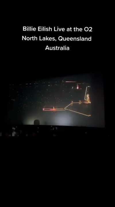 Every body at the cinema going absolutely crazy for Billie Eilish's Movie Concert
