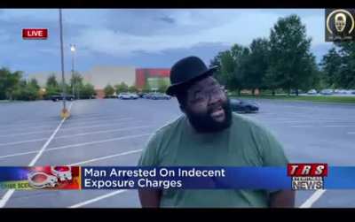 Man charged with indecent exposure