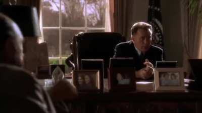 Bartlet calls up the Butterball Hotline to discuss turkey stuffing [from a 2001 episode of "The West Wing"]
