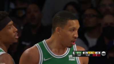 [Highlight] Grant Williams meets Anthony Davis at the rim and creates a jump ball