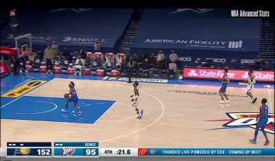 [Highlight] OKC guard Charlie Brown Jr. misses the wide-open dunk to perfectly cap off their 57 point loss