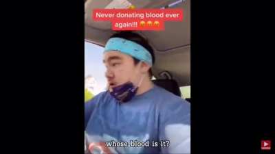 Problems with donating blood