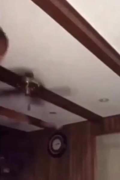 Bro scared himself twice ?