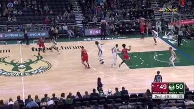 [Highlight] Rookie Andre Jackson Jr defense vs DeMar DeRozan