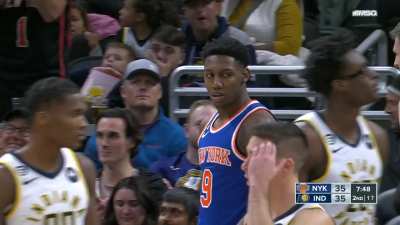 [Highlight] RJ Barrett with the and-1 jam vs the Pacers