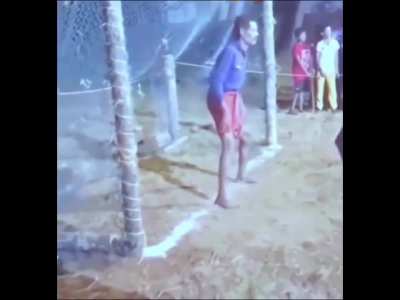 To catch a ball