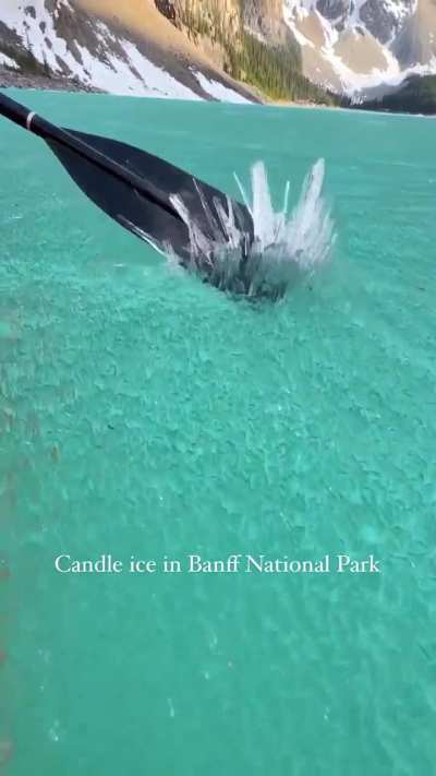 ? Candle Ice in Banf National Park