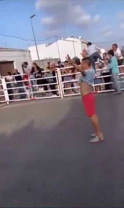 To dodge a bull