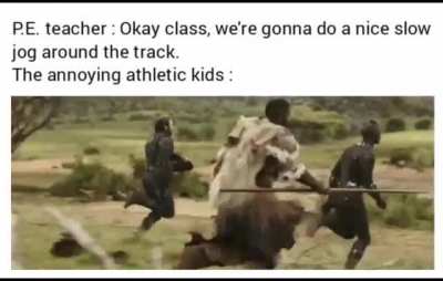 Yeah we get it you're fast