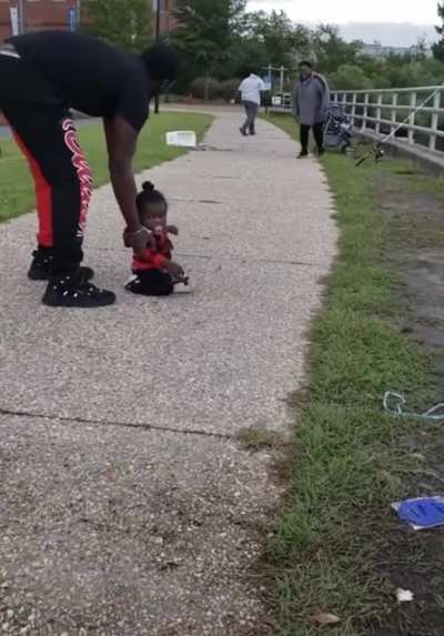 Aww, first steps