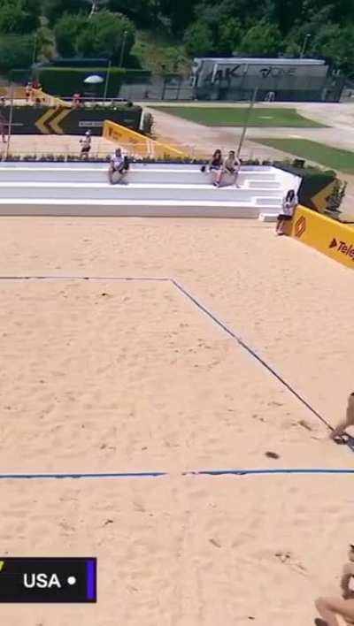 Volleyball player is Wonder Woman ??