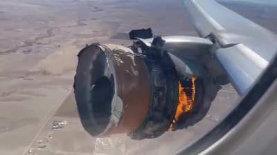 United B772: "engine inlet separates from engine" - Not the best thing to see out the window. Lands safely.