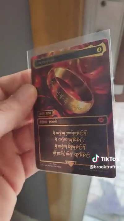 This video was taken by the guy who pulled the "One Ring" Magic Card. It was eventually sold to Post Malone for 2M