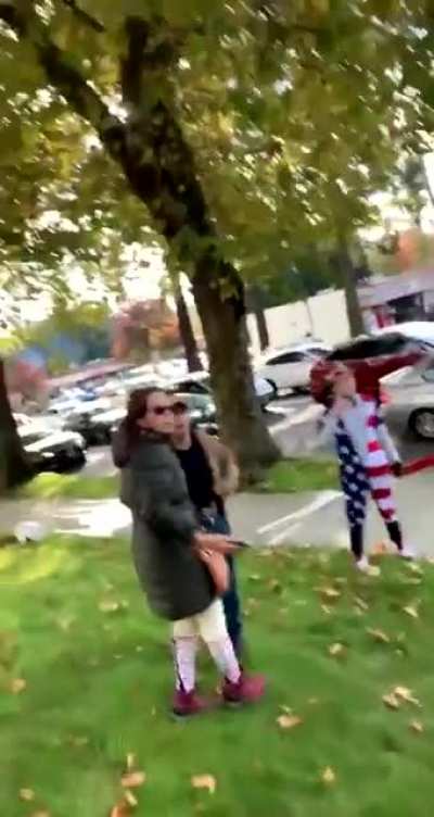 “Trump 2020” man pulls gun on kids who disagree &amp; did nothing to him. Newsweek story below.