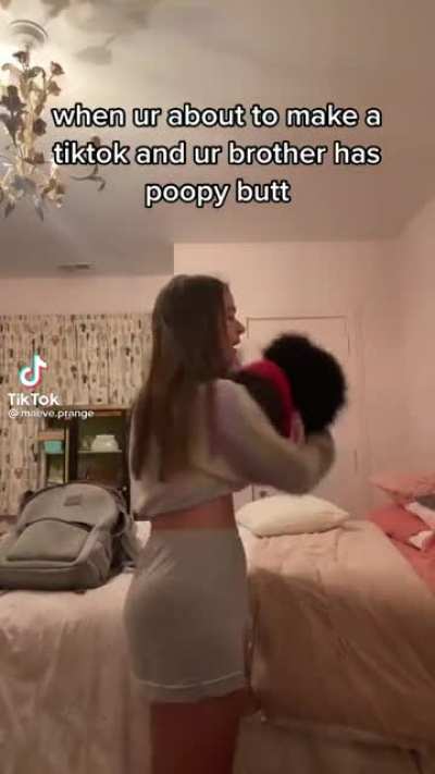 I’m so immature I’ve been laughing at this for days. Poopy butt.