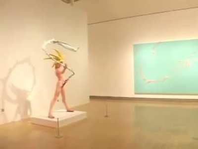takashi murakami, creator of the cover art for kanye west graduation art and director for "you should see me in crown'' clip for the billie ellish music, created in 1998 this masterpiece of modern art