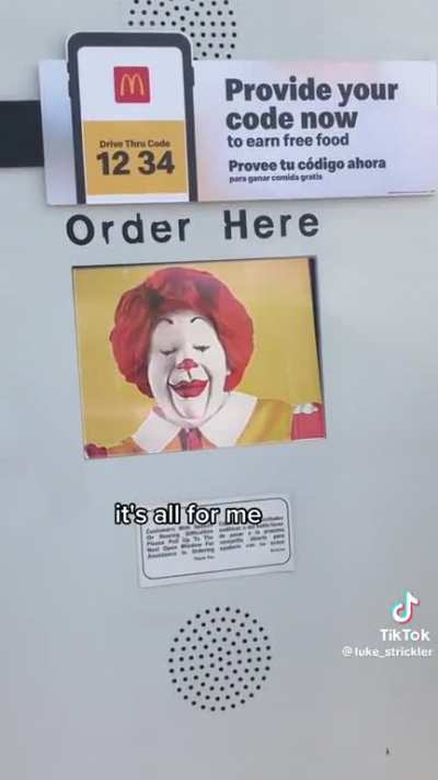 Creep Ronald McDonald & Grimace ?