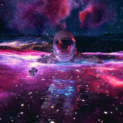 Floating in Space