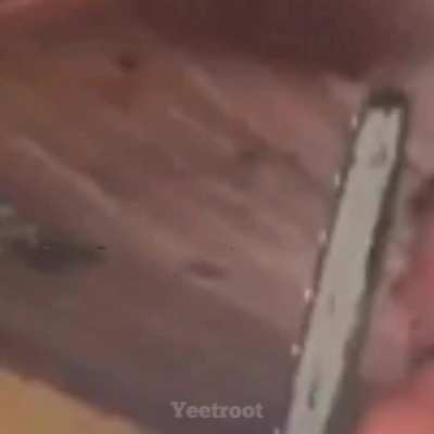 Mans got clapped in half