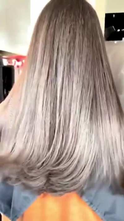They asked to do my hair for a video of the process