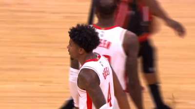 [Highlight] Jalen Green hits a buzzer beating three pointer to end the first quarter