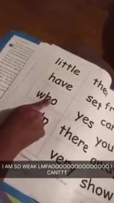 Trying to pronounce "who"