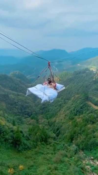 Sleeping at crazy height!!