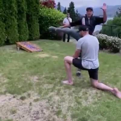 Everybody was kung fu fighting!