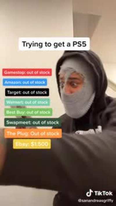 Fr tho it’s impossible to find a fucking ps5