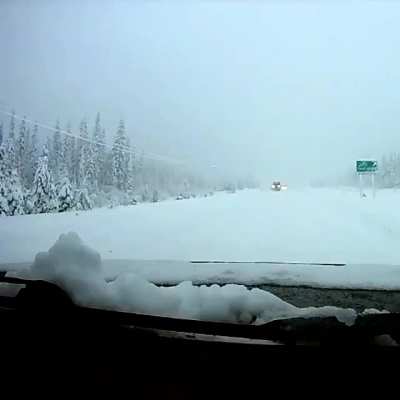 WCGW driving in a blizzard