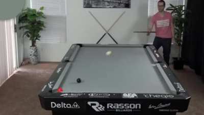 Watch Me Take The Coolest One Handed Trick Shot Ever