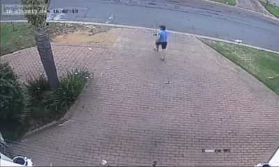 Gun Toting Gangster Gets A Big Surprise!!!