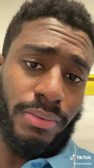His voice breaking ?