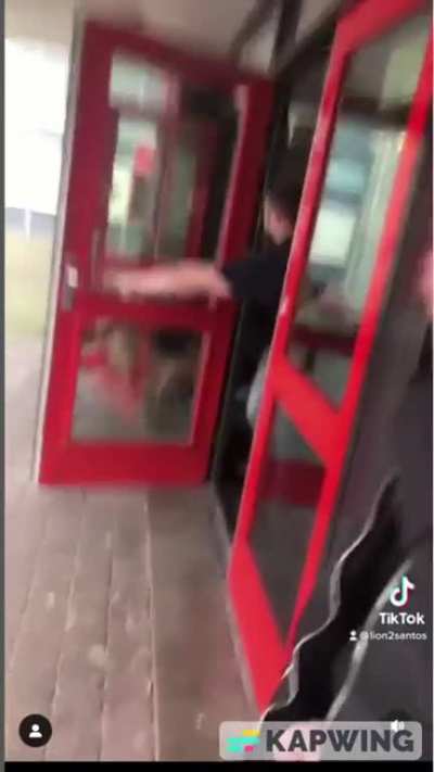 Children are freaking out when there is a dog on school