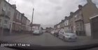 Trying to pull an insurance scam. An accomplice is filming the "accident" but the dashcam was filming them too