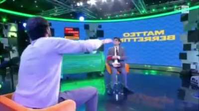 Some Italian table tennis ( without the table though)