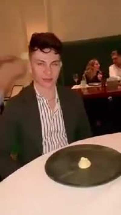 The disappointment in his face...