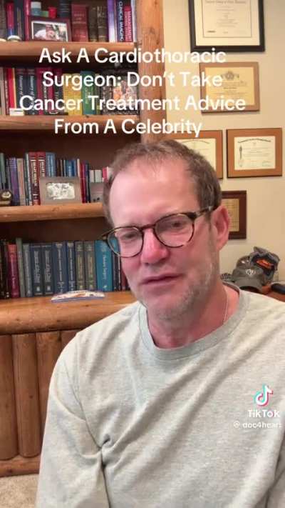 A Surgeon says "Don't take cancer advice from celebrities"