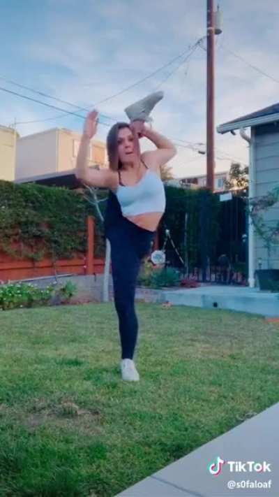 Flexible lady