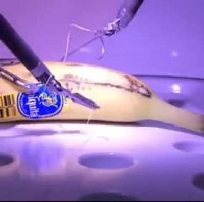 They did surgery on a banana. That's the funniest shit I've ever seen