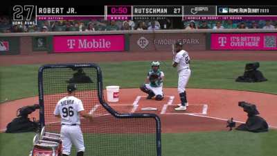 [Highlight] Luis Robert Jr. finishes his first round of the derby with 28 home runs and 45 seconds to spare!