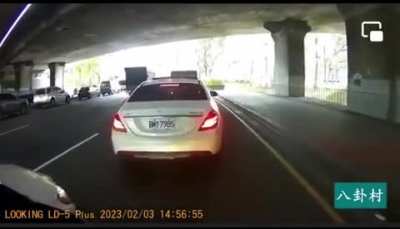 Truck driver refused to yield?