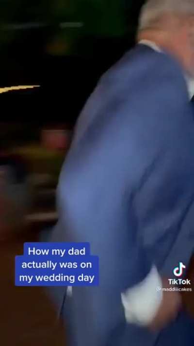 Dad at wedding