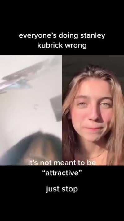 the real cringe in this video is getting worked up over a random teen girl... looking into a camera