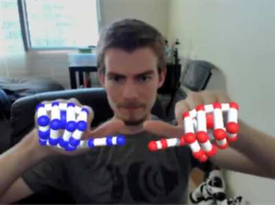 Leap Motion Webcam Synchronization