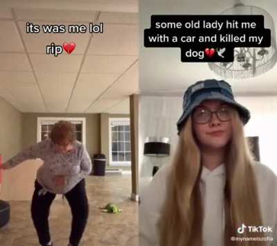 it's sad and funny at the same time