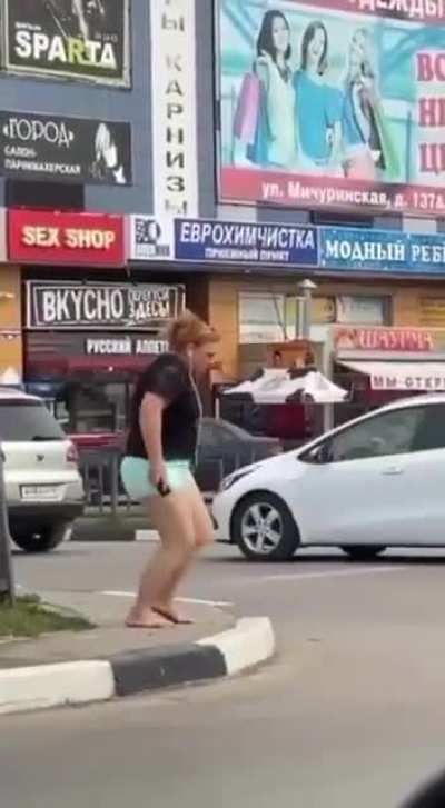 Damn she got it